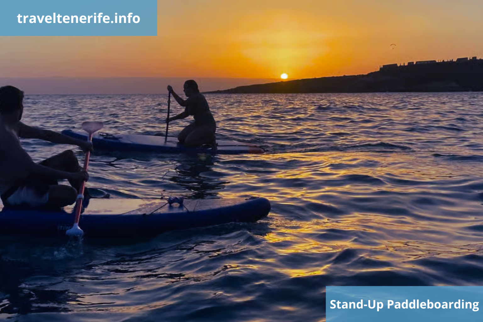 sporty wodne na teneryfie: paddleboarding na stojąco