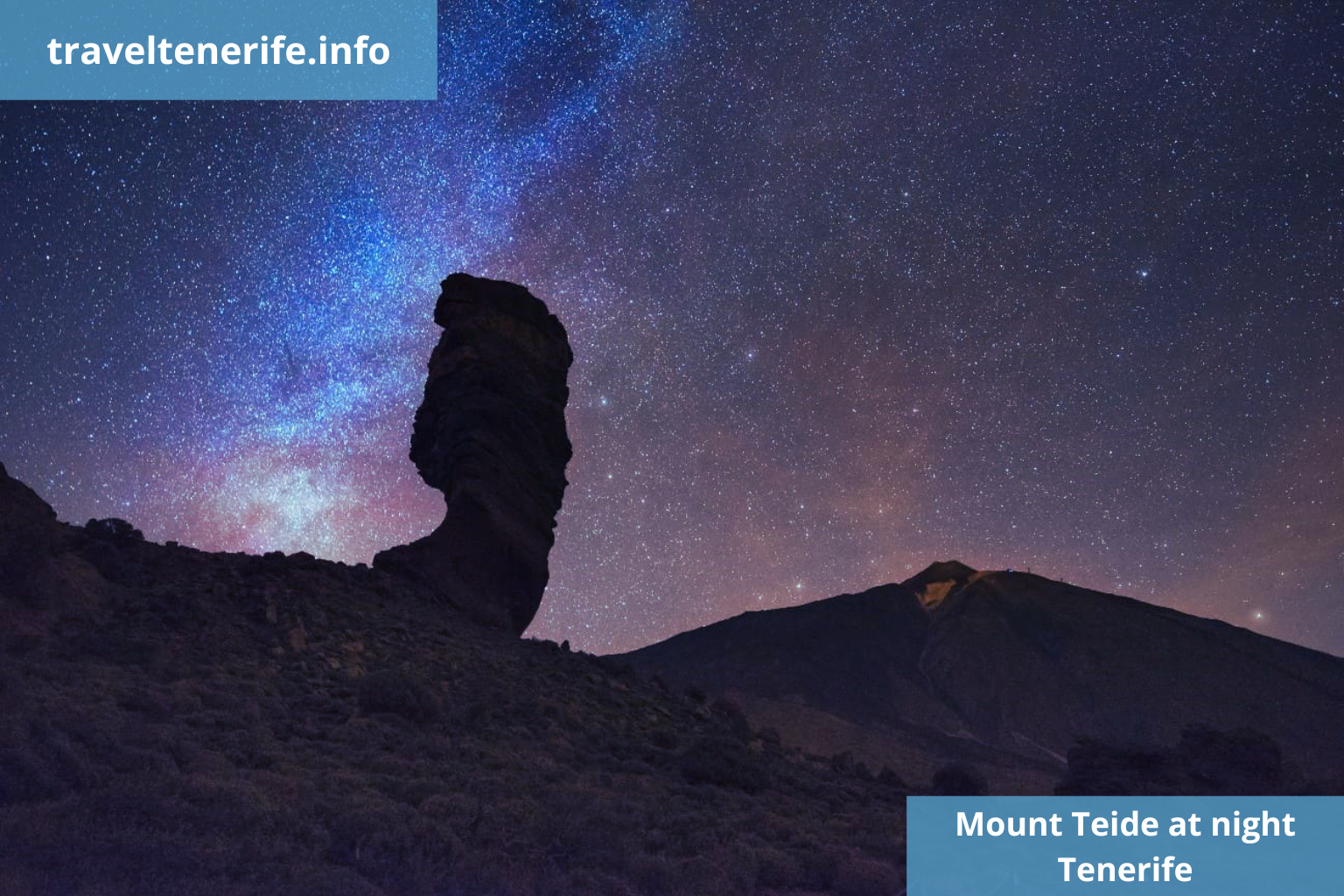 tenerife mount teide at night