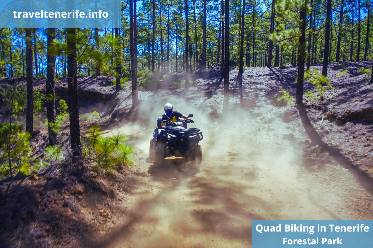 quads tenerife en parque forestal