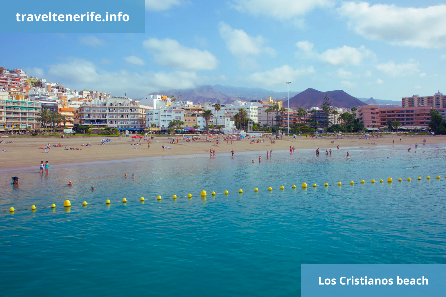 beach los cristianos in tenerife