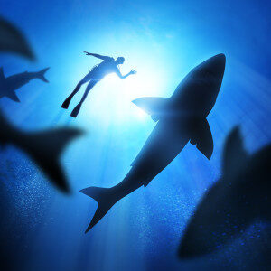 diver-and-great-white-sharks-9