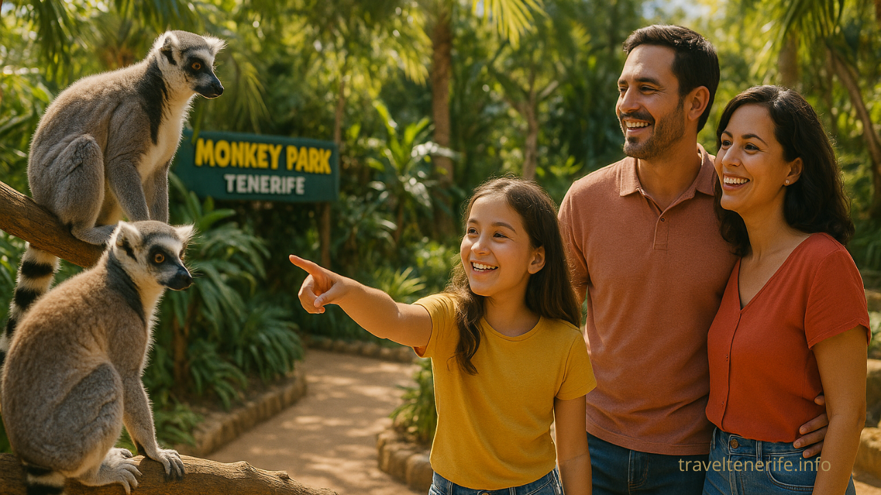 parque de monos del zoo de tenerife