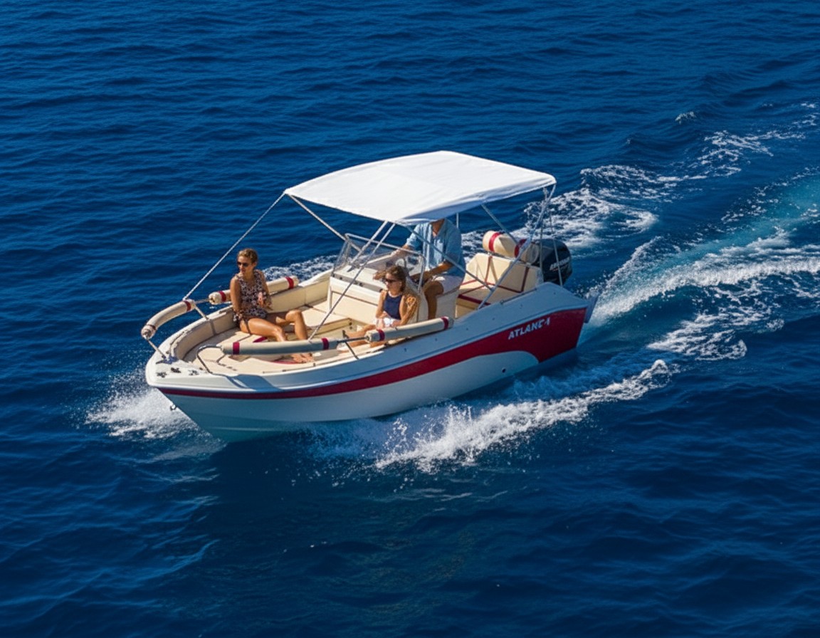 Atlanca boat without a licence